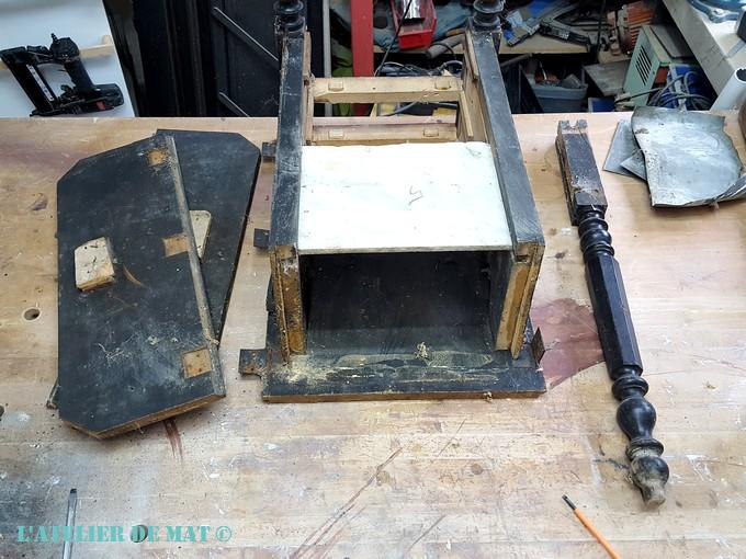 Démontage table a rabats