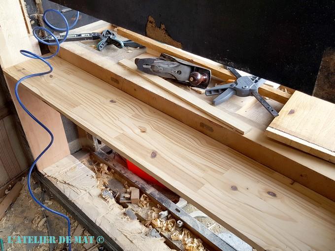 Pose du nouveau plateau du piano