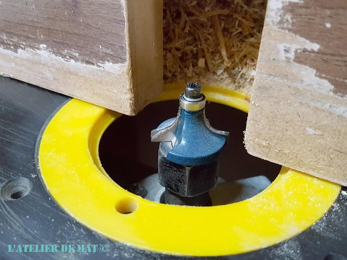 Fraise quart de rond