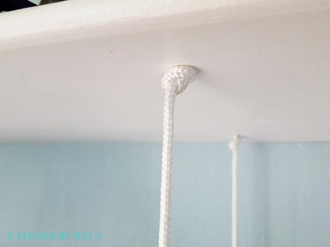 Noeud d'arret pour etagere