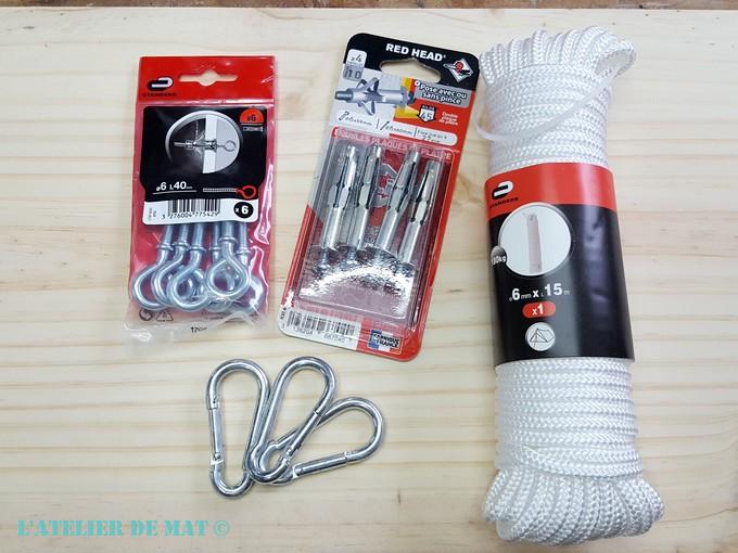 Kit fixation etagere