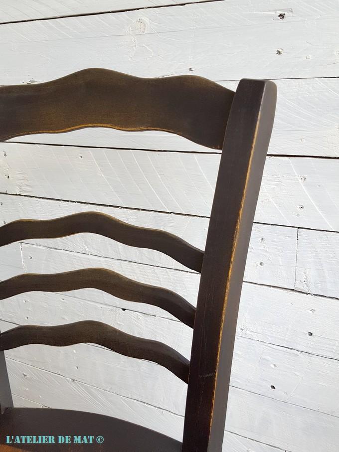Transformer une chaise paillée en chaise bistrot - L'atelier de Mat